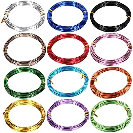 6 Rollen Basteldraht 0.3mm - 90m Schmuckdraht In Silber, Gold, Kupfer