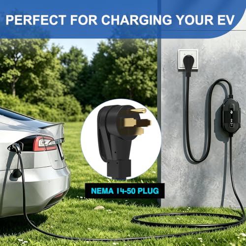 Image of Nilight 50 Amp 15FT RV EV Replacement Cord 4 Prong Extension Cable