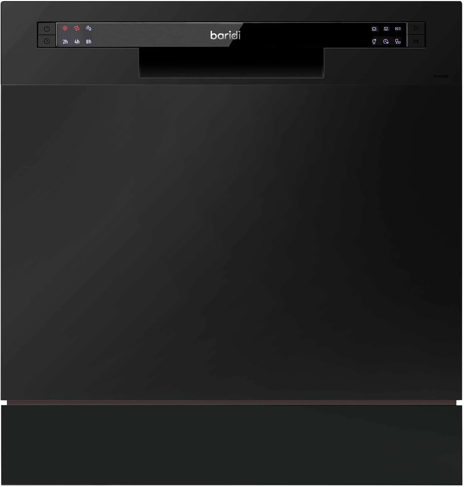 Russell Hobbs RHTTDW6B Freestanding Compact Dishwasher, Eco mode, 6