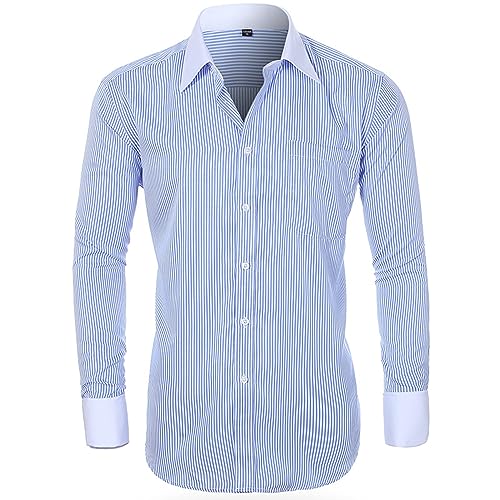 Chemise Habillée pour Hommes Coupe Ajustée et Ample Imprimée