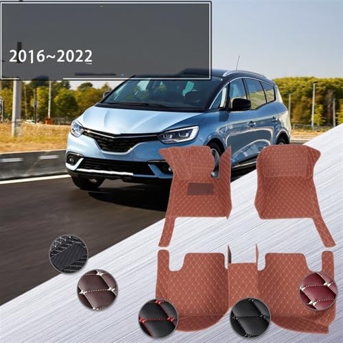 Tapis de voiture imperméable Renault Scenic IV sol protégé du cuir - 2
