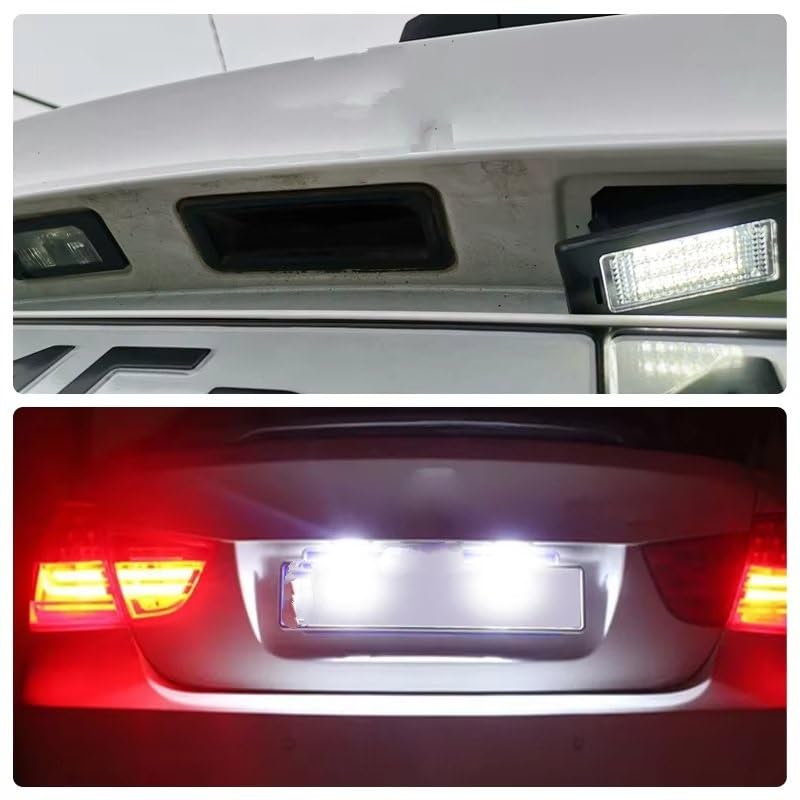 Luz de matrícula para E91 y E90 viajes nocturnos seguros con 63267165646 6