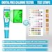 pH Chlorine Meter, Digital ORP Meter, Salinity Tester for Saltwater Pool, pH PPM EC Monitor for Hydroponics, SPA 7 in 1 pH Test Kit