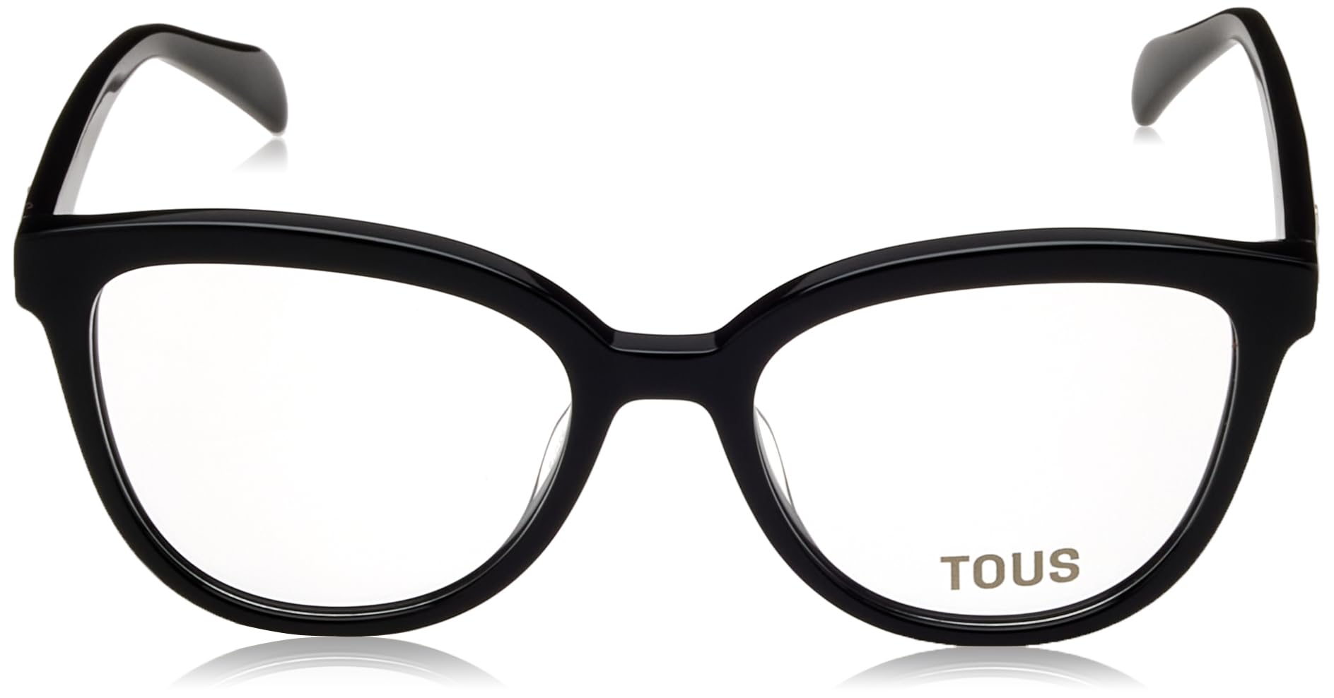 TOUS Eyeglass Frame VTOB93 Shiny Black 53/18/135 Lunettes pour femme, Noir brillant, 53/18/135