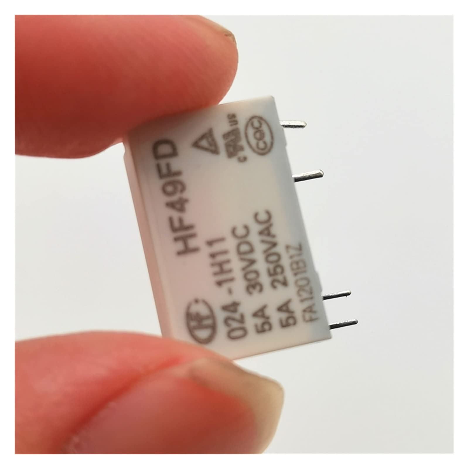 2PCS Industrielle Elektronische Leiterplatte DIY Relais hf49fd-005 012 024 1H11 1h11t 1h12 T 4 pin 5A 5V 12V 24 V Ersatzteile