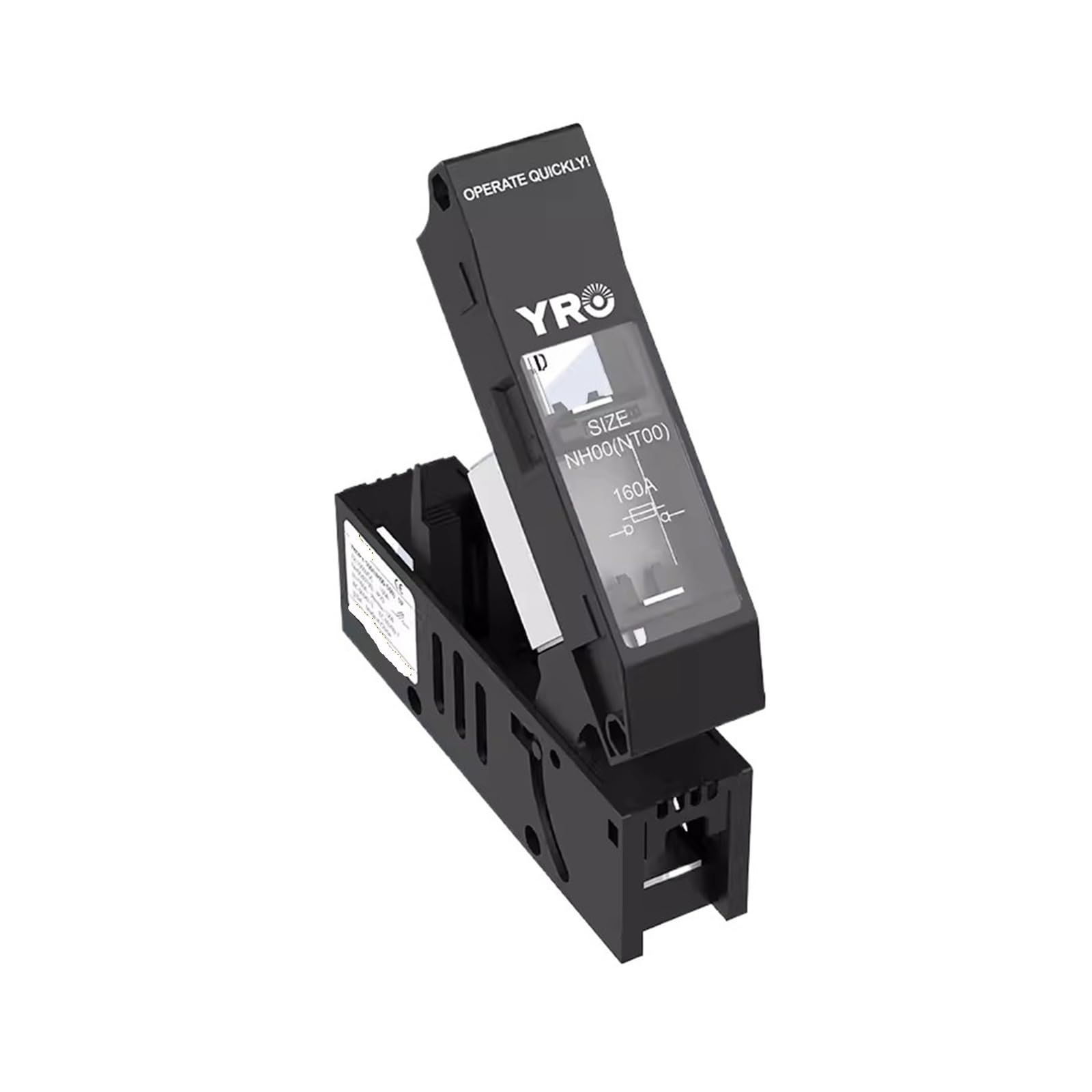 Interrupteur sectionneur 1000VDC protégeant les batteries NH00 160A télécom - 2