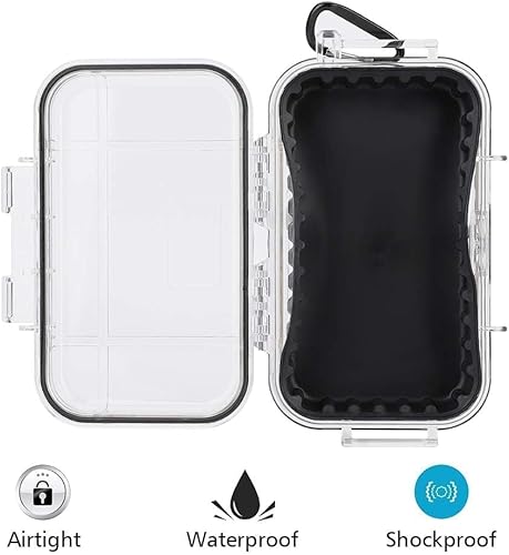 Miniatura 2 de Caja seca impermeable al aire libre, caja de almacenamiento hermética, carcasa rígida, caja de transporte para organizar aparejos para camping, pesca