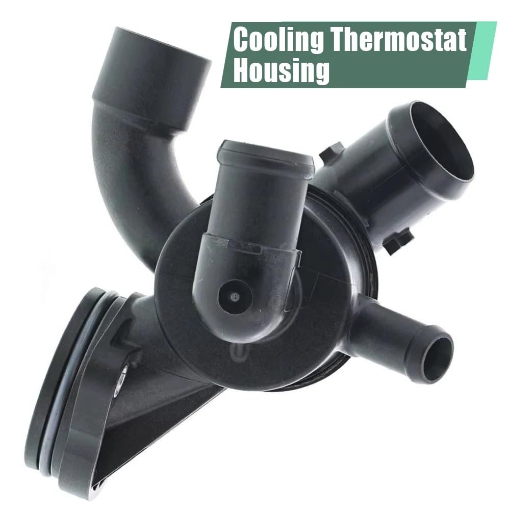 Zespół obudowy termostatu silnika 1 szt. 03L121111M pasuje do Audi A3/S3/Sportb/qu 2010-2013 Metal 03L121111AC 85967 V15992046