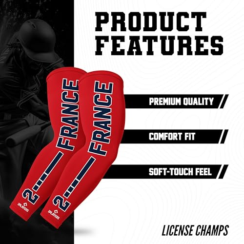 2-Pack Compression Arm Sleeves | MLB Players Baseball | Sports Sleeve2