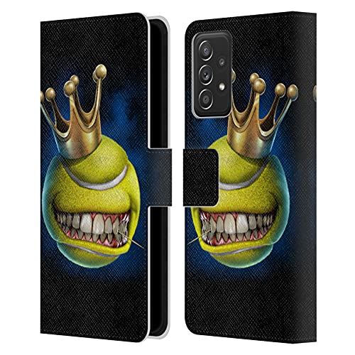 Étui portefeuille Tom Wood Roi De Tennis en cuir avec fermeture magnétique Samsung A53 5G