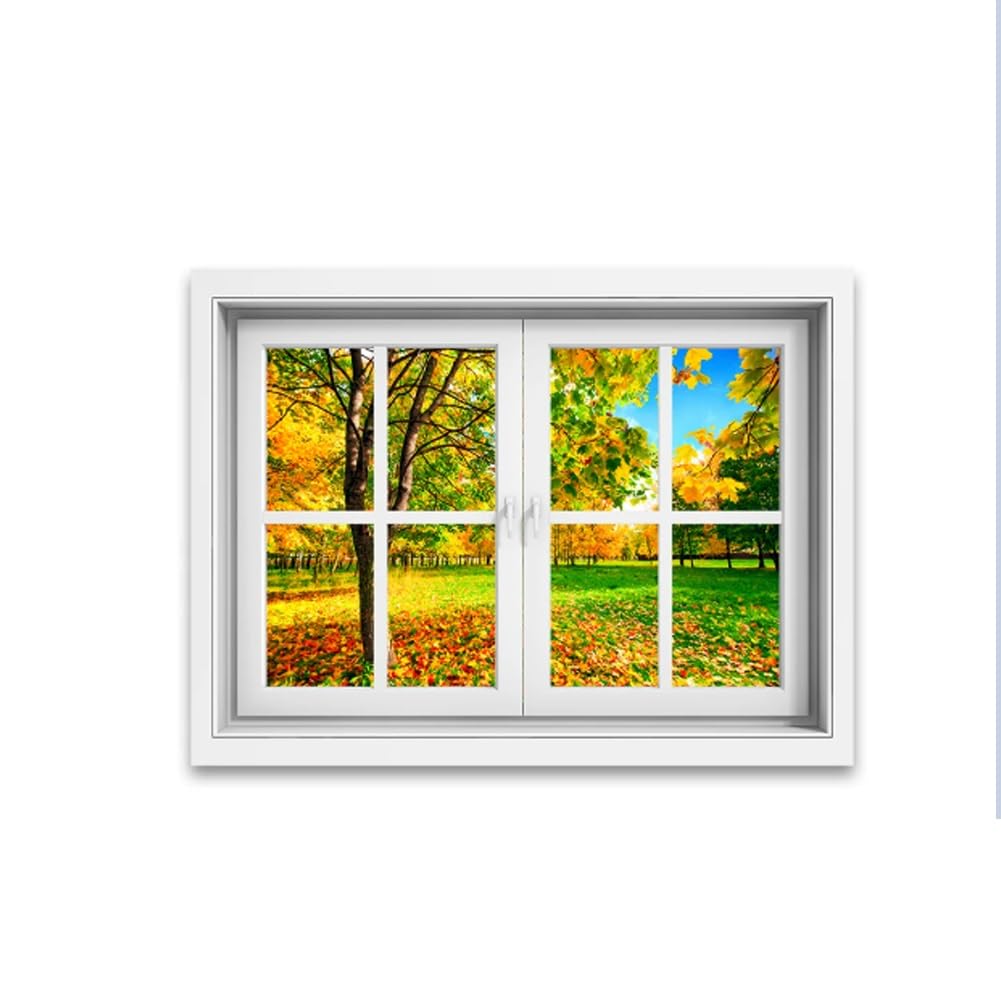 Lámpara de pared LED ventana artificial para iluminar dormitorios oscuros con calma