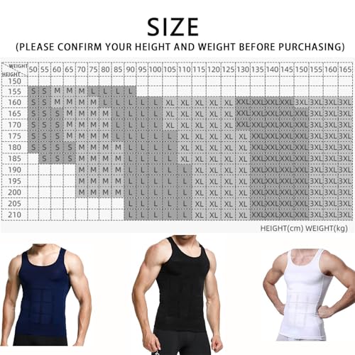 Selure Wear - Selure Shaping Tank 2.0, 2025 Mens Body Shaper Tank Tops Compression Shirt Beaters for Men Breathable3