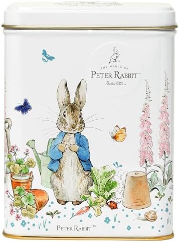 New English Teas Peter Rabbit Tea Tin with 40 Black Tea Bags