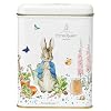 New English Teas Peter Rabbit Tea Tin with 40 English Breakfast Teabags Traditional British Storybook Gift