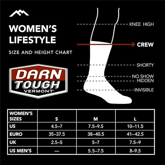 Image of Darn Tough Women's Pin Drop Crew Lightweight with Cushion Lifestyle Sock (Style 6110) -