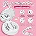 Magnetic Eyelashes Soft Magnetic Lashes With Applicator,3s Application 1s Removal No Glue Needed Long Lasting and Reusable Soft Magnet Lashes Waterproof Cruelty Easy To Wear (1Pair,Frisky)