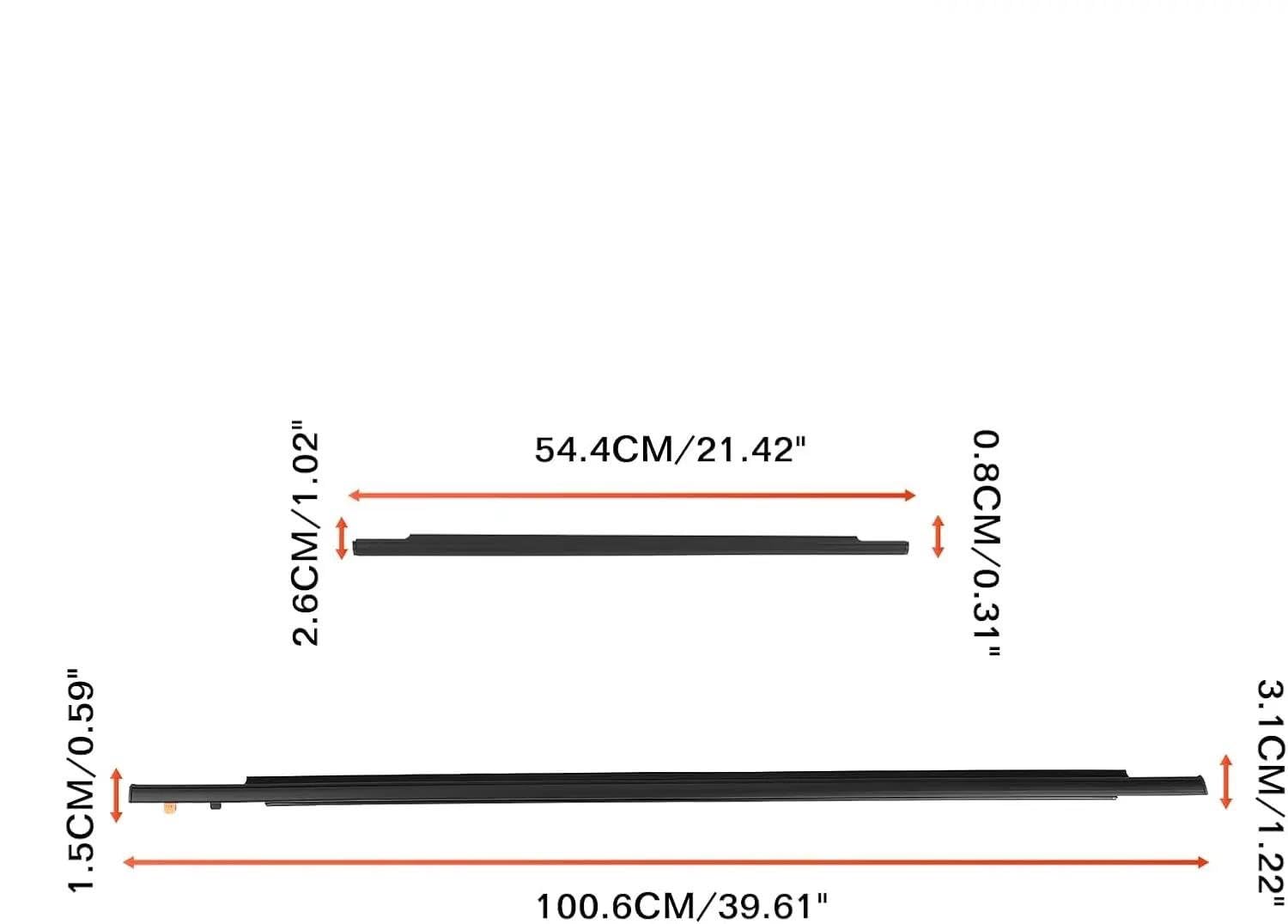 Wodoszczelna listwa uszczelniająca ciśnieniowa, uszczelka okienna 68161-35073 do Toyota FJ Cruiser 2007-2014