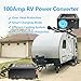 RV Converter | Multiple Capacities | Power Converter with Built-in 4 Stage Smart Battery Charger RV Battery Charger 100 Amp Power Supply