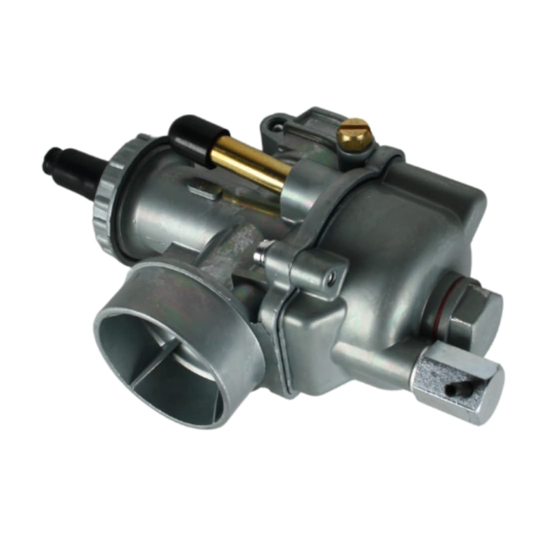Carburatore 19 per Motozappa 2 Tempi - Compatibile con Motore Jlo 101-125 - 152 - Attacco Collettore 25 mm - Attacco Filtro Aria 40 mm