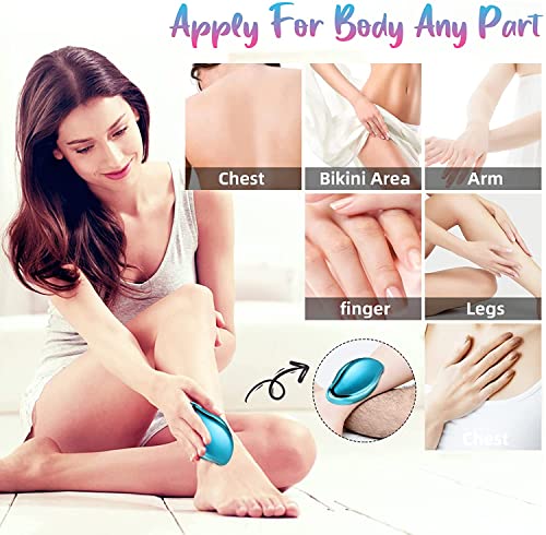 Nano Hair Remove | Hair Removal Without Shaving, Pain & Cutting | Haarentfernung Ohne Rasieren | für Männer und Frauen, physikalischer Epilierer für jeden Körperteil (Blau) - Image 3