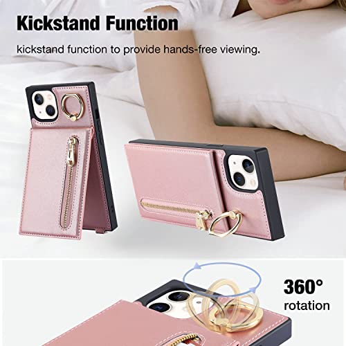 Elteker Custodia per iPhone 14 con cordino da