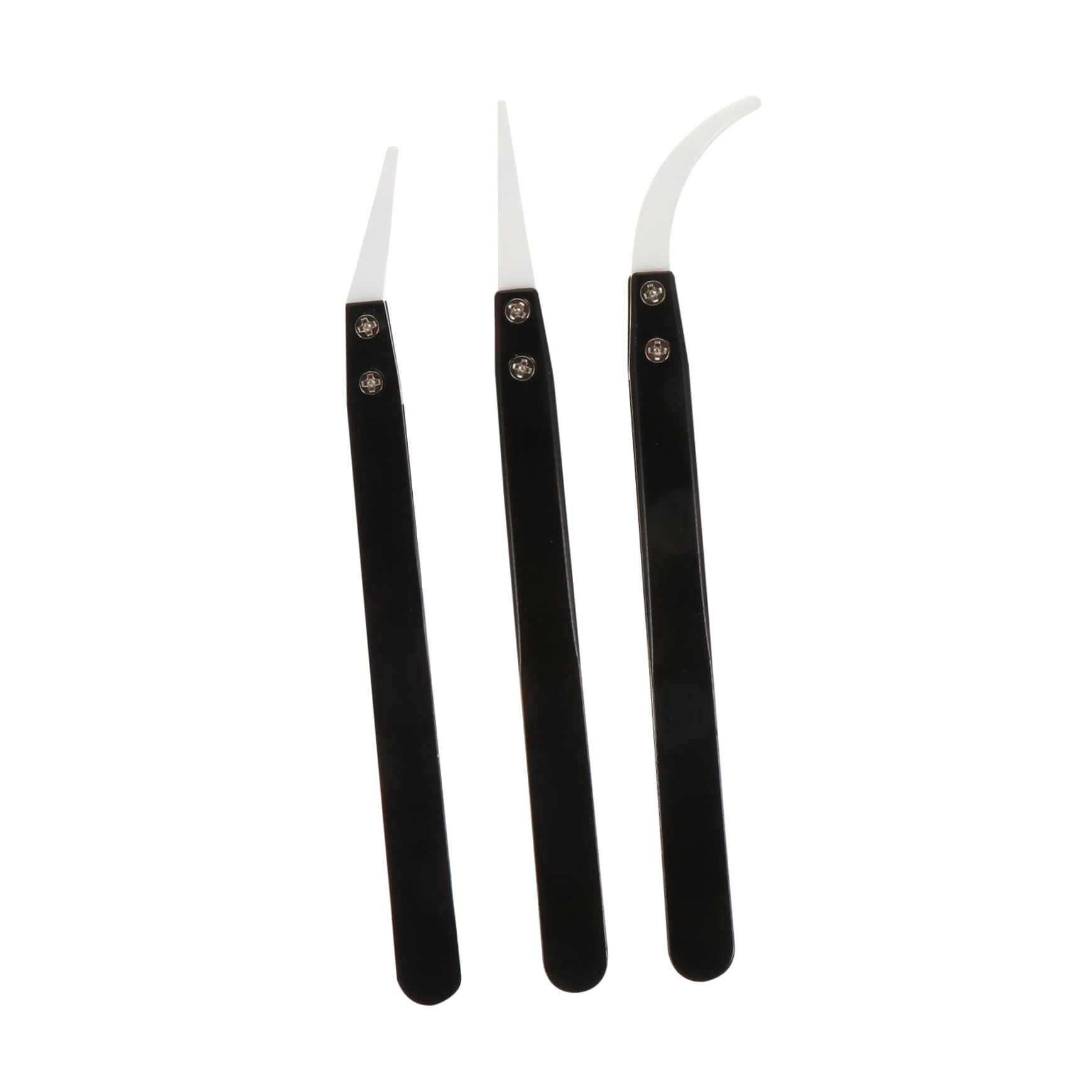 Hemobllo 9pezzi Pinze Ceramiche Isolanti Resistenti Al Calore Di Pinze Per Regolazioni Di Precisione Anti-statiche e Non Conduttive Manico Inossidabile Per Fai Da Te e Cucina
