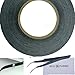 Price comparison product image Adhesive Sticker Tape for Use in Cell Phone Repair - 2mm - also including 1 Pair of Tweezers/ECO-FUSED Microfiber Cleaning Cloth (1 Roll - 2mm width (Black))
