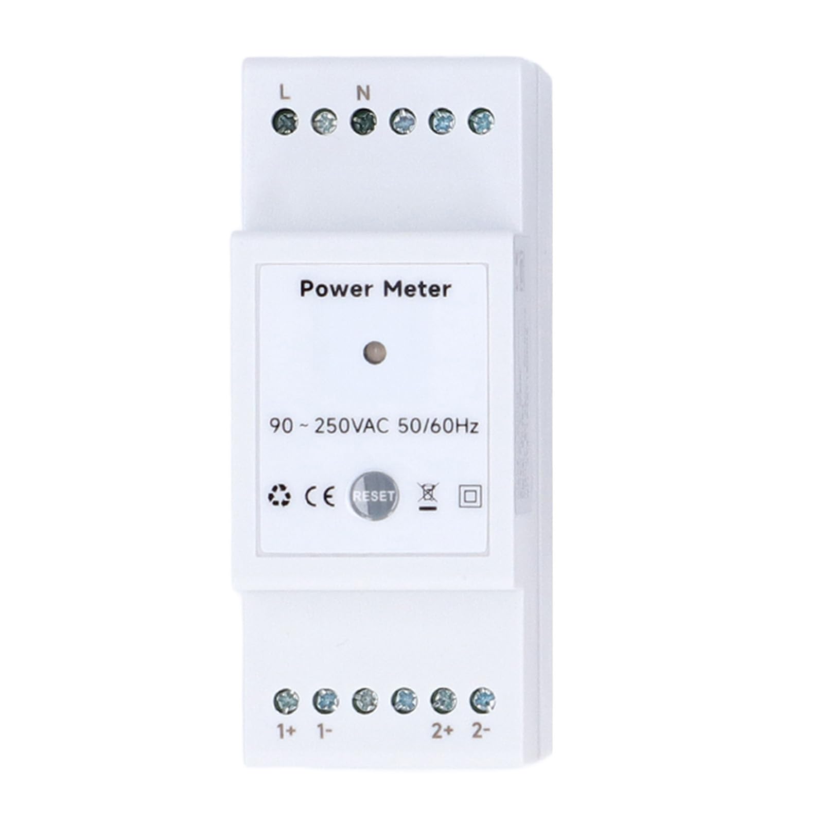 Misuratore di Energia WiFi con Controllo APP, Doppia Presa a Morsetto 750A, Controllo CE, Monitoraggio Consumo Elettrico e, CA 90-250 V
