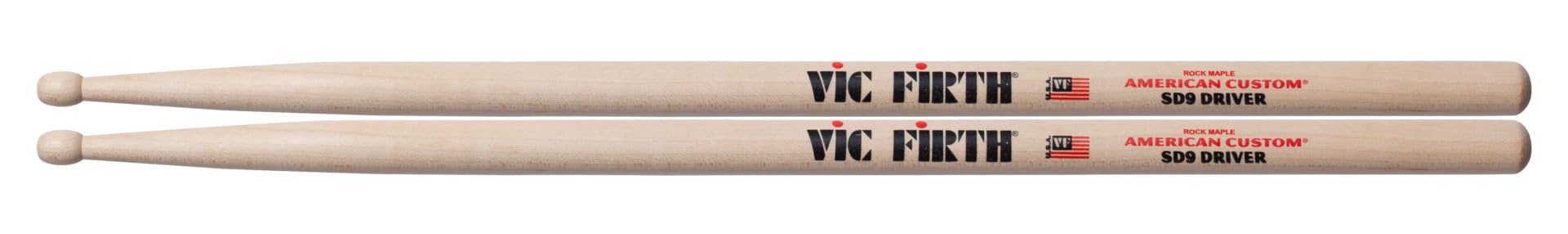 Vic Firth Custom SD9 Driver American Hickory Wood Tip pałeczki perkusyjne