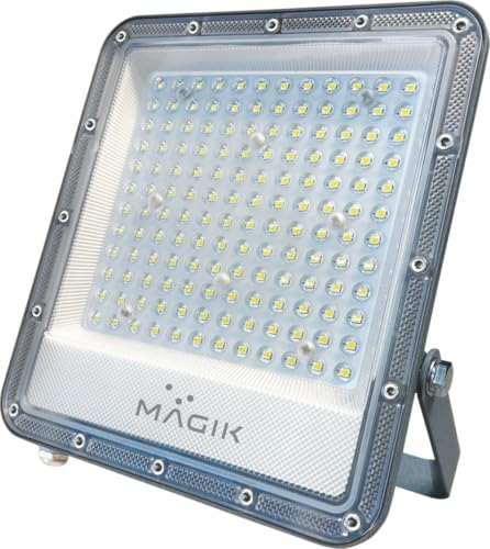 Image of MAGIK Apollo Pro Max 100W LED Flood Light | Sleek Design, Sturdy Body | IP65 Waterproof | Industrial & Commercial Outdoor Lighting | 2-Year Warranty | Cool White