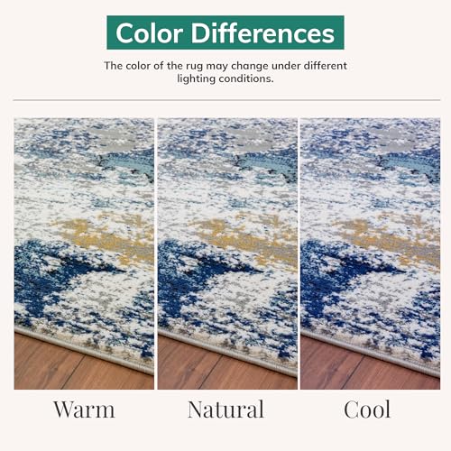 Tapete decorativo LUXE WEAVERS multi 5x7 moderno abstrac miniatura 6