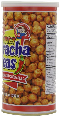 Hapi Spicy Sriracha Peas, Chili Garlic Coated Gren Peas, 9.9-Ounce (Pack Of 3) #TOP1
