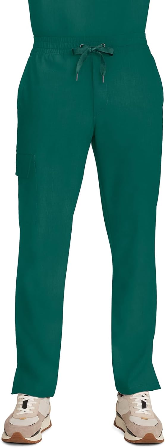 Healing Hands Men's Scrubs Zip Fly Drawstring Scrub Pant with 4 Pockets HH154