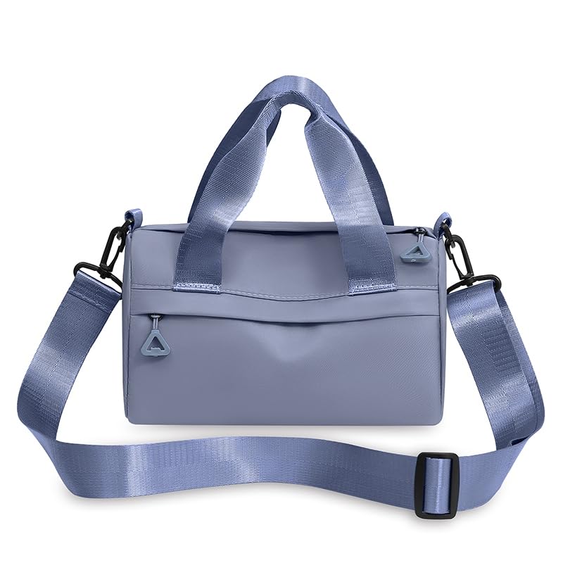 Bolsa Leve Viagem Crossbody Casual Esportivo Sacola Mão Ombro Feminino(Azul Claro【Impermeável】)
