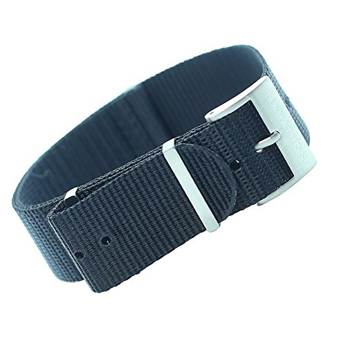 MARATHON US MIL Spec Strap NATO マラソン ミルスペック ストラップ ステンレススクエアバックル WW005026 22mm ブラック