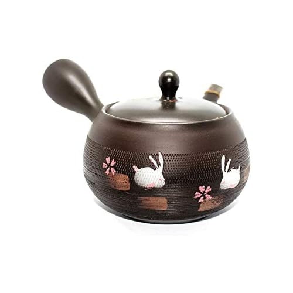 TEA SOUL | Kyusu Giapponese Tokoname in Ceramica Nero 350 ml