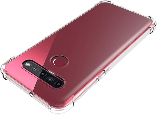 Miniatura 4 de Funda para LG K51S Clear TPU Cuatro Esquinas Cubierta Protectora Transparente Suave Funda