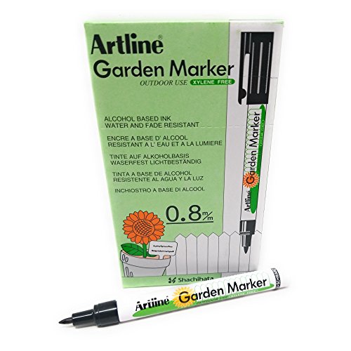 Premier Mark Garden Marker | Water Resistant | Quick Dry Ink Great For Outside Use (12 Markers) image 5