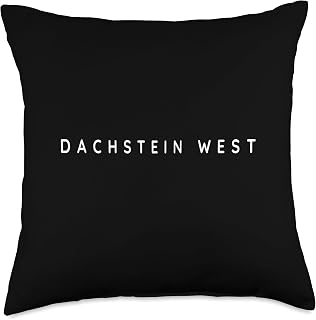 Dachstein West Tourist. Dachstein West Ski Resorts Souvenirs/Dachstein West Ski Resort Holiday Throw Pillow, 18x18, Multicolor