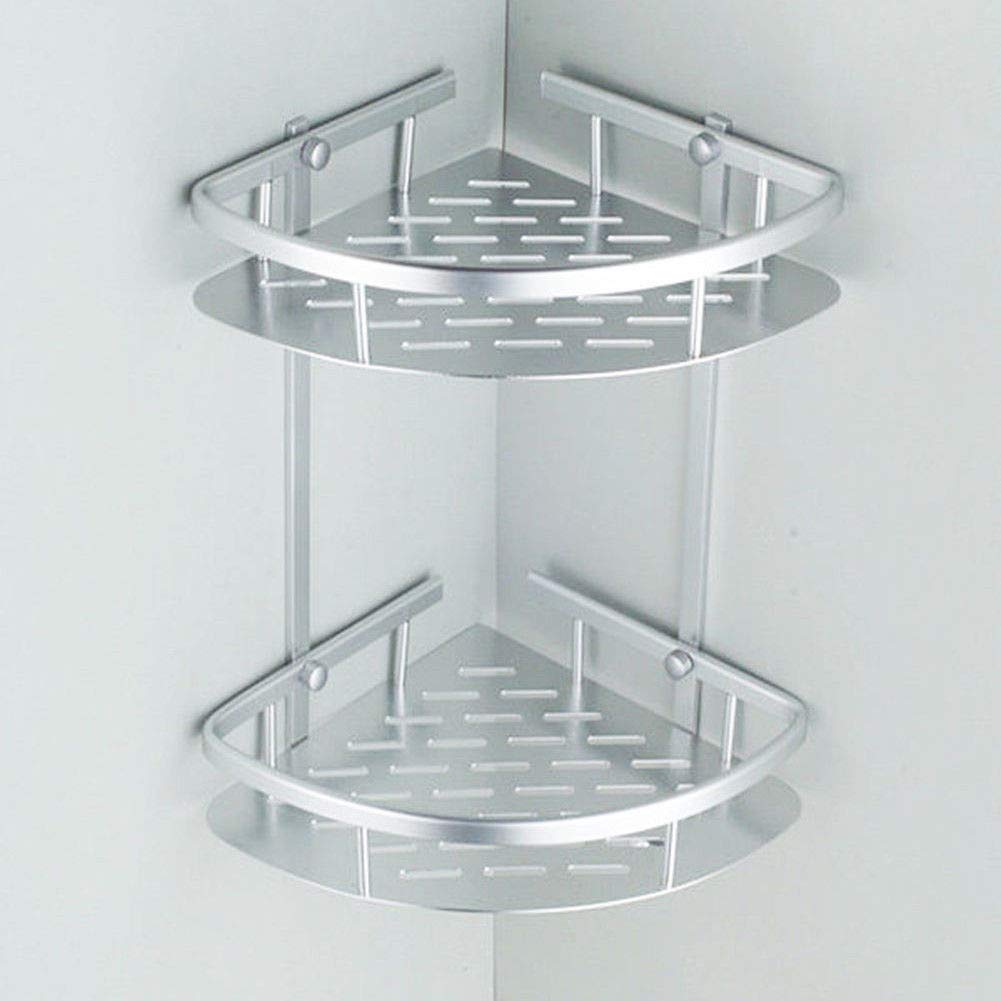 Metal Wire Bathroom Tub Shower Caddy Hanging Storage Organizer Bathroom Set 2 3 Layer 2 Layer
