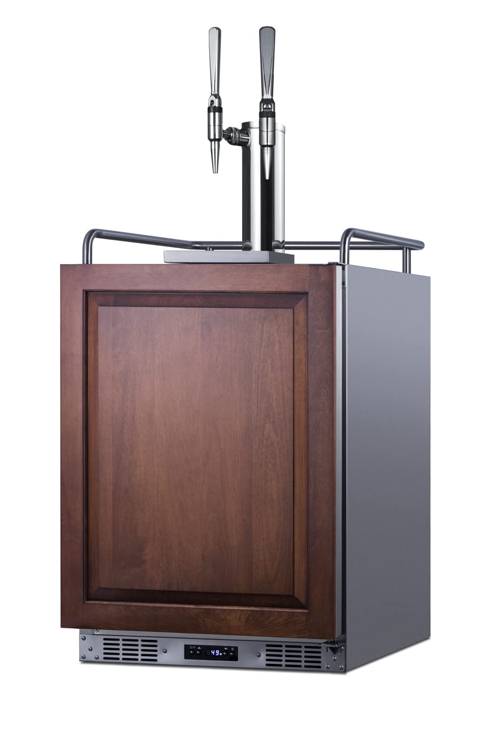 Summit Appliance Sbc682pnrncftwin Panel Ready 24" Wide Built-In Nitro Coffee Kegerator, Panel Not Included, 5.6 Cu.Ft. Interior, Dispenses Nitro Coffee, Dual Tap System, Weatherproof Design on Fridge.com - View 4