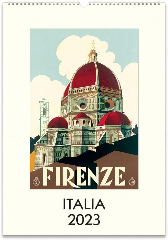 Cavallini Papers & Co, Italia Art 2023 Poster Wall Calendar Amazon.ca