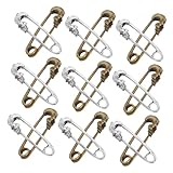 Épingles de en forme de crâne argenté : solides et durables et difficiles à plier, la surface de l'épingle de en est bien , antirouille, crâne squelettique