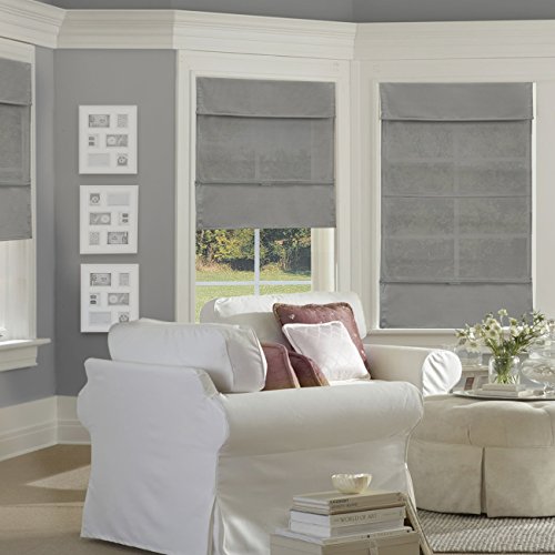 image for Chicology Cordless Magnetic Roman Shades / Window Blind Fabric Curtain