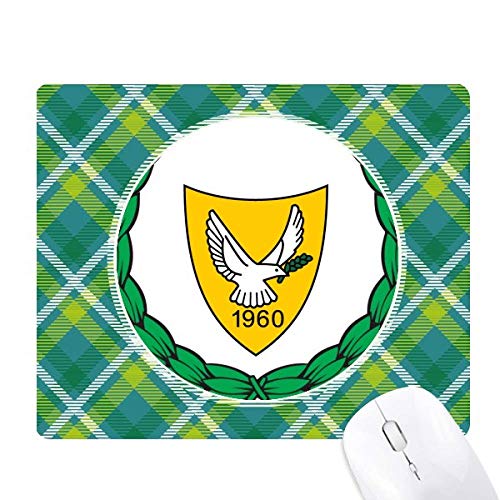 Tapis de souris bureau motif Chypre réseaux vert pixel