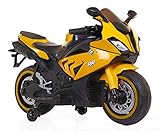 Toy House BMW S1000RR Superbike with Rechargeable Battery Operated Ride-On for Kids(3 to 8YRS), Yellow