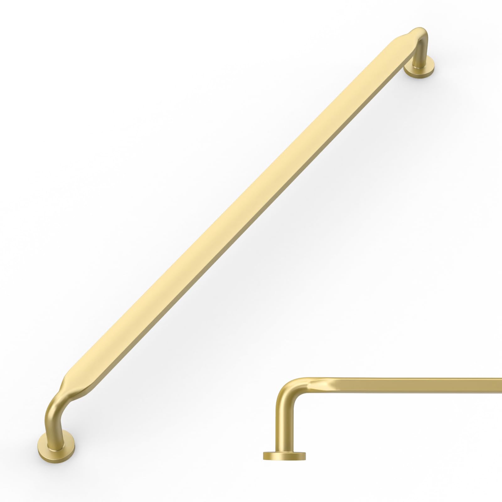 Amerdeco 10 Pack Gold Cabinet Pulls 10 Inch(254mm) Hole Centers Kitchen Cabinet Handles Solid Zinc Alloy Cabinet Hardware Drawer Pulls AM017 — image 1
