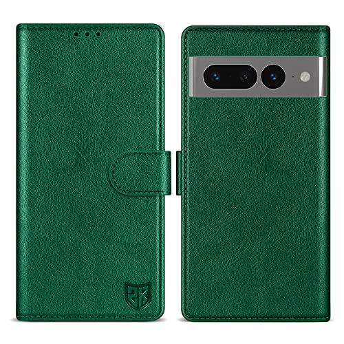 Image of ZZXX for Google Pixel 7 Pro Wallet Case Magnetic Closure 6.7 inch,Green