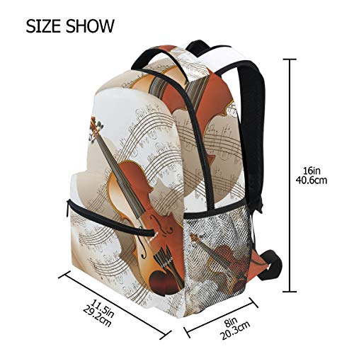 Mochila de violín para estudiantes y viaje escolar de niños 7