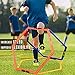 CZ-XING Hexagon Agility Ring Training Circle Ring Speed Agility Ladder Physical Training Ring Football Footwork Trainer Hurdles Agility Ladder Fitness Equipment Multicolor Training Ring 3Pcs (Green)